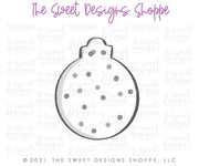 Cake Pop Maker - Ornament Frosted Cracker - Cake Pop Maker Set ( Cutter & Pusher) - The Sweet Designs Shoppe - TSDS - - ALL,Cake Pop,cakepop,Christmas,Christmas / Winter,new,Popper,Promocode,STL