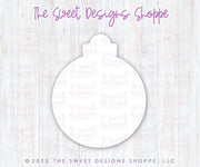 Cake Pop Maker - Ornament Frosted Cracker - Cake Pop Maker Set ( Cutter & Pusher) - The Sweet Designs Shoppe - TSDS - - ALL,Cake Pop,cakepop,Christmas,Christmas / Winter,new,Popper,Promocode,STL