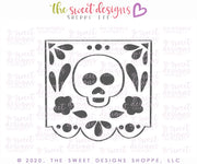 Cake Pop Maker - Papel Picado - Cake Pop Maker Set ( Cutter & Pusher) - The Sweet Designs Shoppe - TSDS - - ALL,Cake Pop,cakepop,Day of the dead,Day of the Death,dia de los muertos,Dia de Muertos,halloween,Mexico,Popper,Promocode,STL