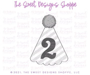 Cake Pop Maker - Scalloped Birthday Hat - Cake Pop Maker Set ( Cutter & Pusher) - The Sweet Designs Shoppe - TSDS - - ALL,Baby,baby shower,baby shower favors,balloon05,Birthday,Cake Pop,cakepop,new,Popper,Promocode,STL,Wedding,Wedding Favors