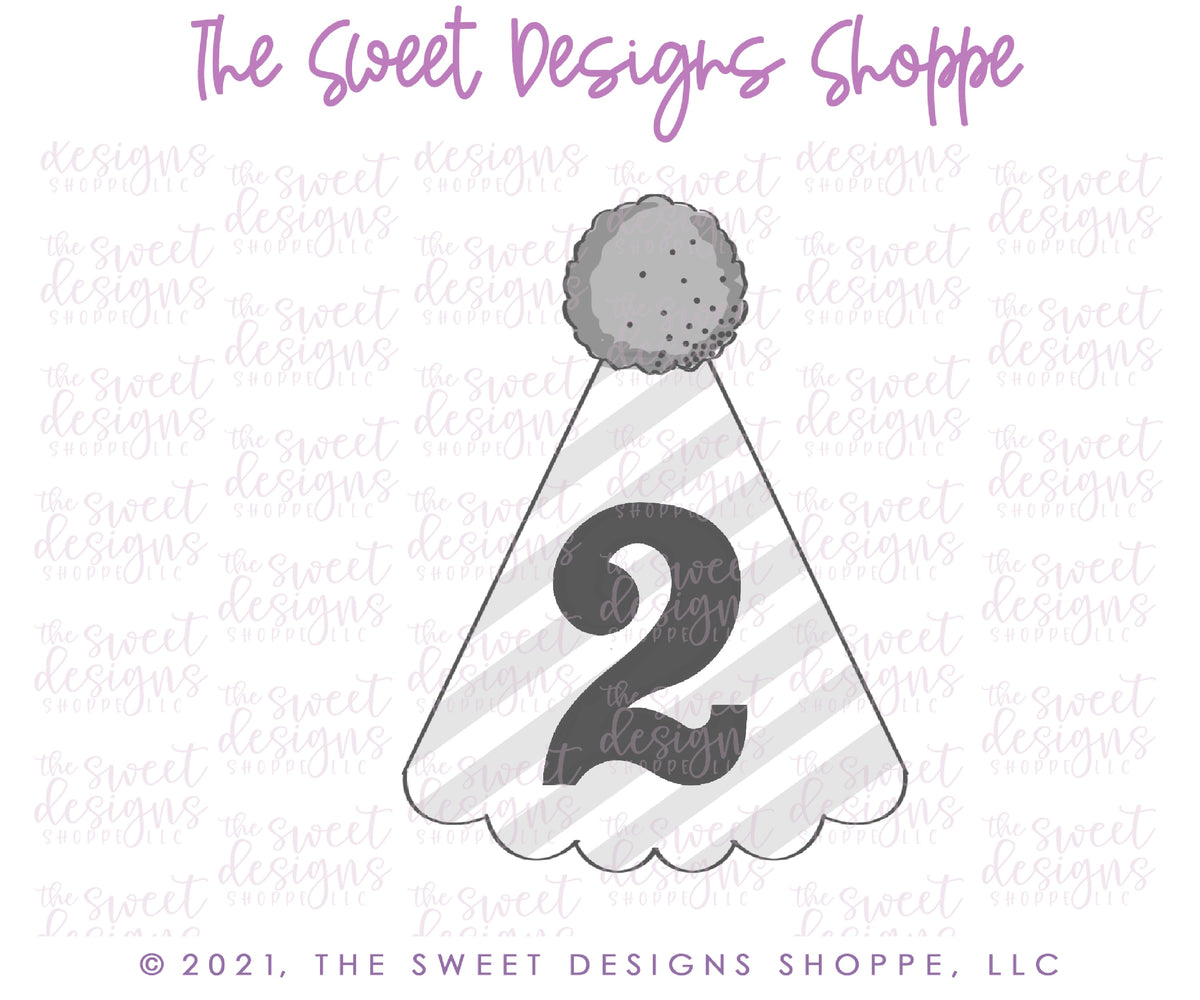 Cake Pop Maker - Scalloped Birthday Hat - Cake Pop Maker Set ( Cutter & Pusher) - The Sweet Designs Shoppe - TSDS - - ALL,Baby,baby shower,baby shower favors,balloon05,Birthday,Cake Pop,cakepop,new,Popper,Promocode,STL,Wedding,Wedding Favors