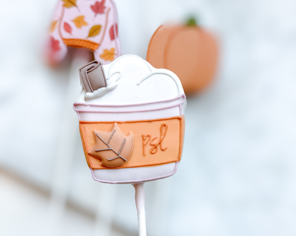 Cake Pop Maker - Short PSL with Cinnamon Stick - Cake Pop Maker Set ( Cutter & Pusher) - The Sweet Designs Shoppe - TSDS - - ALL,beverage,beverages,Cake Pop,cakepop,Coffee,coffee paper cup,Fall,Fall / Thanksgiving,Food,Food & Beverages,Food and Beverage,new,Popper,Promocode,Pumpkin Spice,pumpkin spice latte,STL,thanksgiving