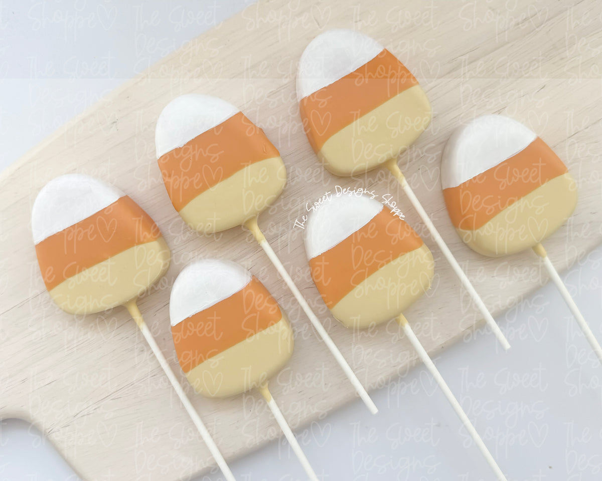 Cake Pop Maker - Simple Candy Corn - Cake Pop Maker Set ( Cutter & Pusher) - The Sweet Designs Shoppe - TSDS - - ALL,Cake Pop,cakepop,Candy,Candy corn,Food,Food & Beverages,Food and Beverage,halloween,Popper,Promocode,STL