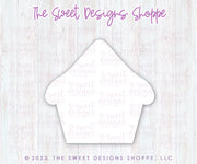 Cake Pop Maker - Simple Gingerbread House - Cake Pop Maker Set ( Cutter & Pusher) - The Sweet Designs Shoppe - TSDS - - ALL,Cake Pop,cakepop,Christmas,Christmas / Winter,new,Popper,Promocode,STL