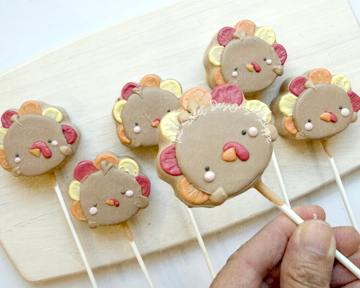 Cake Pop Maker - Simple Turkey - Cake Pop Maker Set ( Cutter & Pusher) - The Sweet Designs Shoppe - TSDS - - ALL,Animal,Animals,Cake Pop,cakepop,Food,Food & Beverages,Food and Beverage,new,Popper,Promocode,STL,thanksgiving