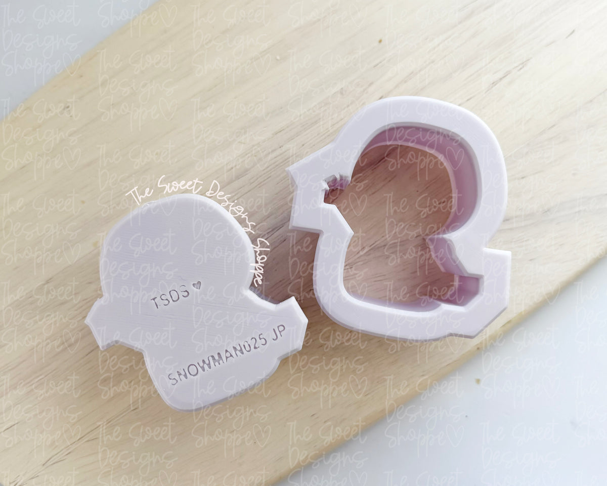 Cake Pop Maker - Snowman for Balloon - Cake Pop Maker Set ( Cutter & Pusher) - The Sweet Designs Shoppe - TSDS - - ALL,Cake Pop,cakepop,Christmas,Christmas / Winter,new,Popper,Promocode,STL