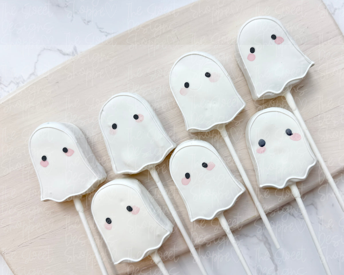 Cake Pop Maker - Spooky Ghost - Cake Pop Maker Set ( Cutter & Pusher) - The Sweet Designs Shoppe - TSDS - - ALL,Boo,Cake Pop,cakepop,halloween,Popper,Promocode,STL