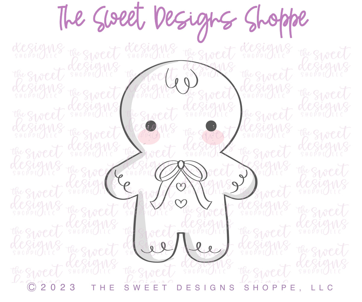Cake Pop Maker - Sweet Gingerbread Boy - Cake Pop Maker Set ( Cutter & Pusher) - The Sweet Designs Shoppe - TSDS - - ALL,Cake Pop,cakepop,Christmas,Christmas / Winter,new,Popper,Promocode,STL