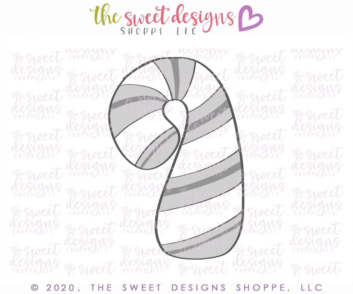 Cake Pop Maker - Tallish Candy Cane - Cake Pop Maker Set ( Cutter & Pusher) - The Sweet Designs Shoppe - TSDS - - ALL,Cake Pop,cakepop,Christmas,Christmas / Winter,new,Popper,Promocode,STL