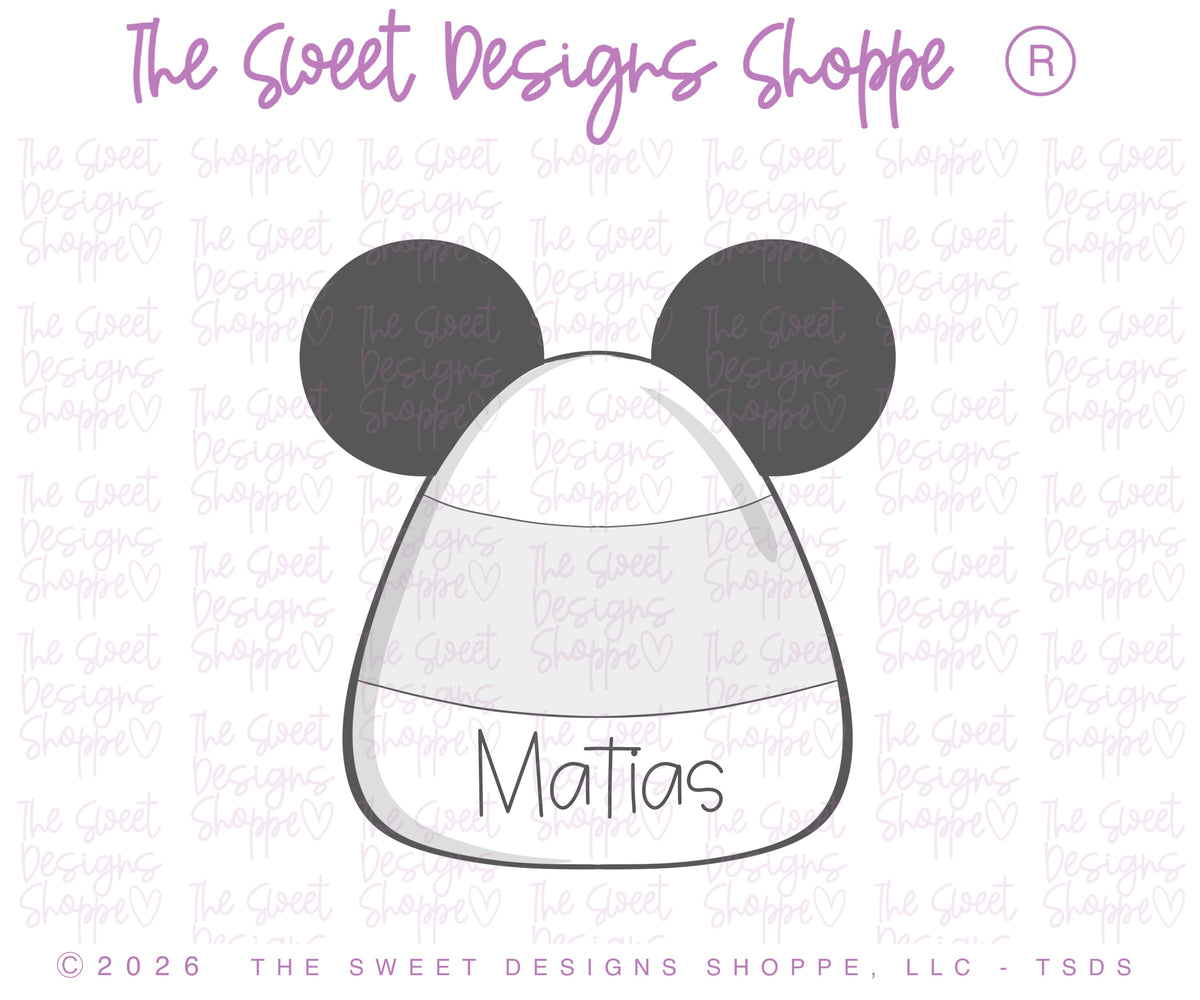 Cake Pop Maker - Theme Park Chunky Candy Corn - Cake Pop Maker Set ( Cutter & Pusher) - The Sweet Designs Shoppe - TSDS - - ALL,Cake Pop,cakepop,Food,Food & Beverages,Food and Beverage,halloween,mouse,Popper,Promocode,STL,Theme Park,Theme park Snack,trick or treat