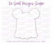 Cake Pop Maker - Theme Park Chunky Ghost - Cake Pop Maker Set ( Cutter & Pusher) - The Sweet Designs Shoppe - TSDS - - ALL,Boo,Cake Pop,cakepop,halloween,mouse,Popper,Promocode,STL,Theme Park,Theme park Snack