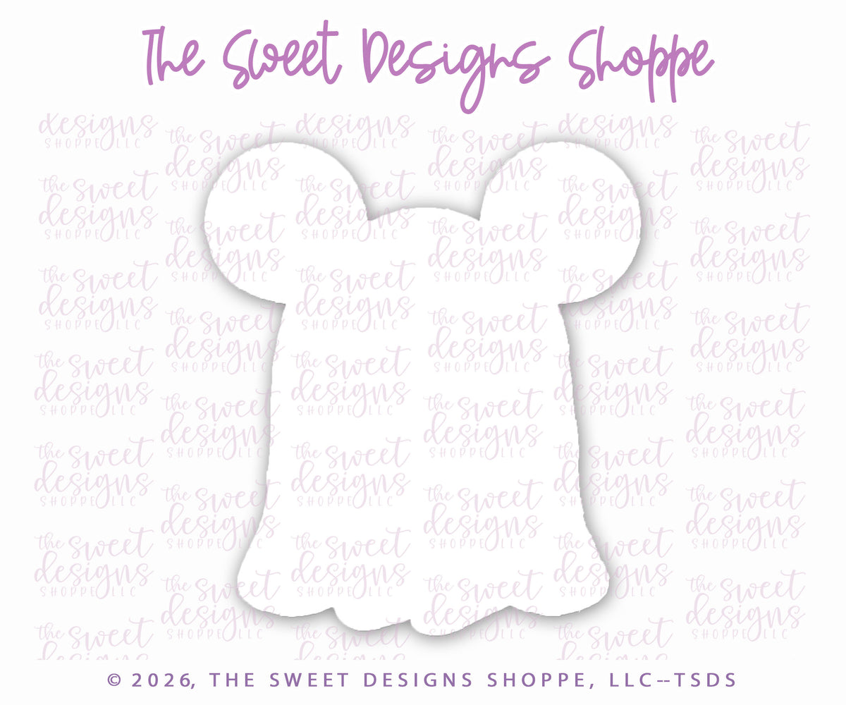 Cake Pop Maker - Theme Park Chunky Ghost - Cake Pop Maker Set ( Cutter & Pusher) - The Sweet Designs Shoppe - TSDS - - ALL,Boo,Cake Pop,cakepop,halloween,mouse,Popper,Promocode,STL,Theme Park,Theme park Snack