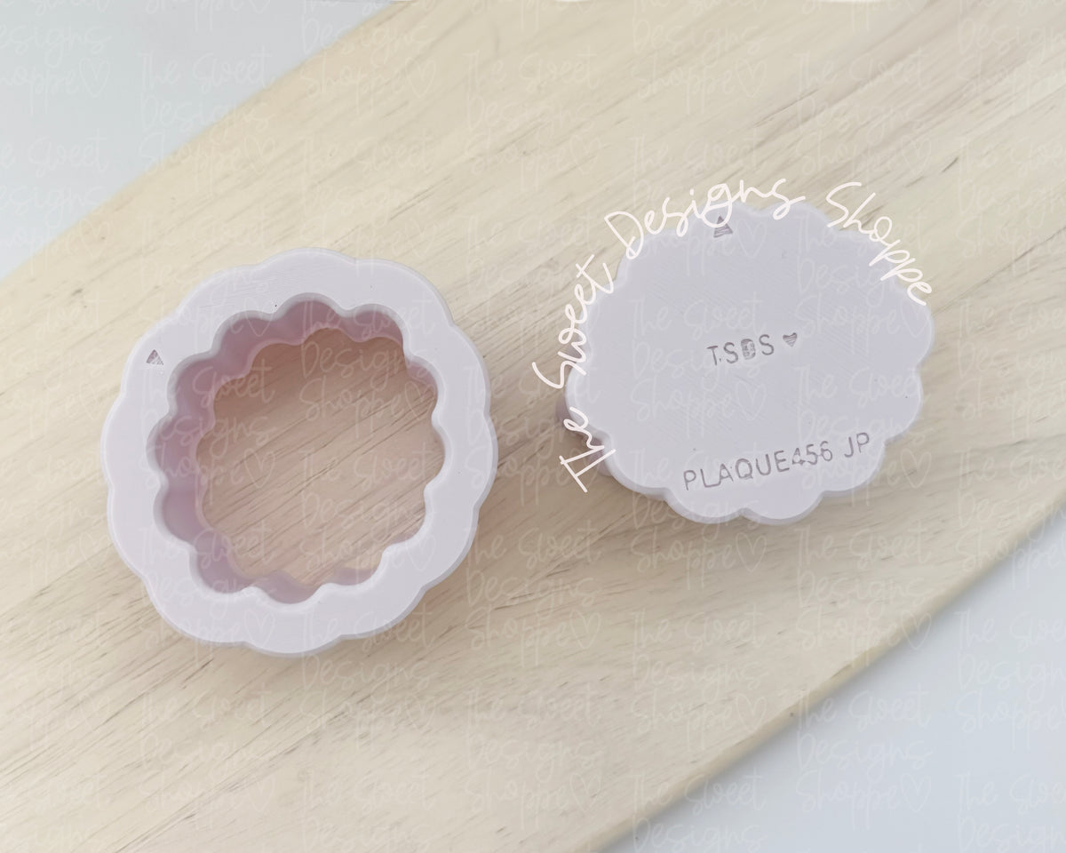 Cake Pop Maker - Wavy Oval #2 Plaque - Cake Pop Maker Set ( Cutter & Pusher) - The Sweet Designs Shoppe - TSDS - - ALL,Baby,babyshower,back to school,basic,Basic Shapes,BasicShapes,Bridal,Bridal Shower,BTS,Cake Pop,cakepop,Christmas,Christmas / Winter,dad,Fall,halloween,Love,MOM,mother,mothers,Mothers Day,Popper,Promocode,School,School / Graduation,STL,Teacher Appreciation,thanksgiving,valentine,Valentine's,Wedding,Wedding Favors