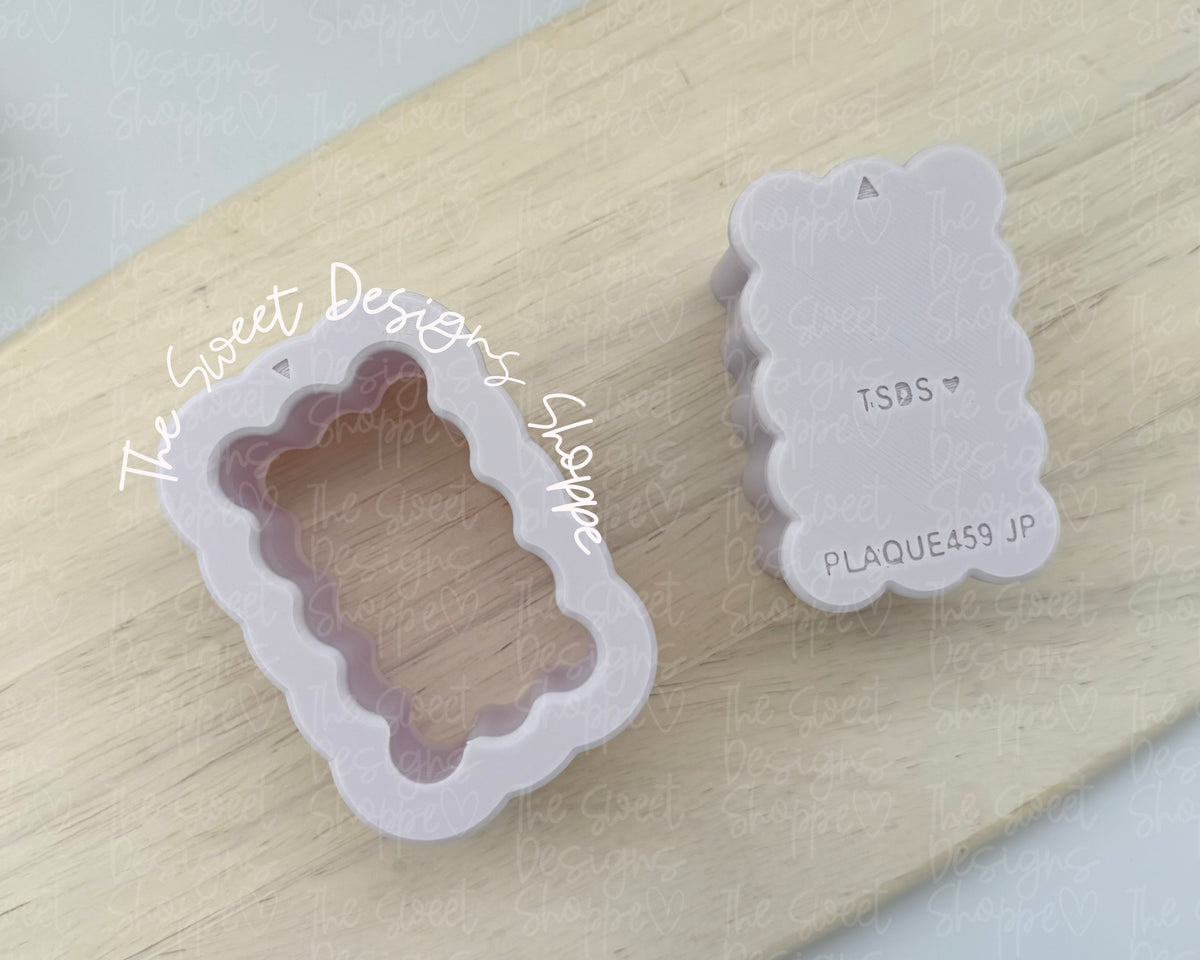 Cake Pop Maker - Wavy Rectangular Plaque - Cake Pop Maker Set ( Cutter & Pusher) - The Sweet Designs Shoppe - TSDS - - ALL,Baby,babyshower,back to school,basic,Basic Shapes,BasicShapes,Bridal,Bridal Shower,BTS,Cake Pop,cakepop,Christmas,Christmas / Winter,dad,Fall,halloween,Love,MOM,mother,mothers,Mothers Day,Popper,Promocode,School,School / Graduation,STL,Teacher Appreciation,thanksgiving,valentine,Valentine's,Wedding,Wedding Favors