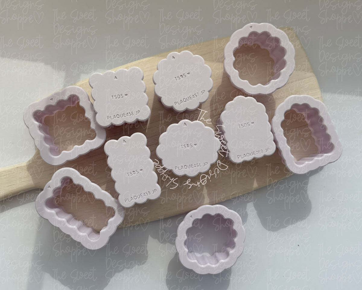 Cake Pop Maker - Wavy Shapes - Cake Pop Makers Set - 5 Designs - (1 Cutter & 1 Pusher per Design) - The Sweet Designs Shoppe - TSDS - - ALL,baby shower,babyshower,back to school,Basic Shapes,BasicShapes,Birthday,Bridal Shower,Cake Pop,cakepop,celebration,Christmas,Christmas / Winter,CPMakerSet009,Easter,Fall / Halloween,Fall / Thanksgiving,Fathers Day,First Communion,Graduation,halloween,Halloween / Fall / Thanksgiving,mothers,Mothers Day,new,Nurse Appreciation,Patriotic,Patriotric,Plaques,PLAQUES HANDLETT