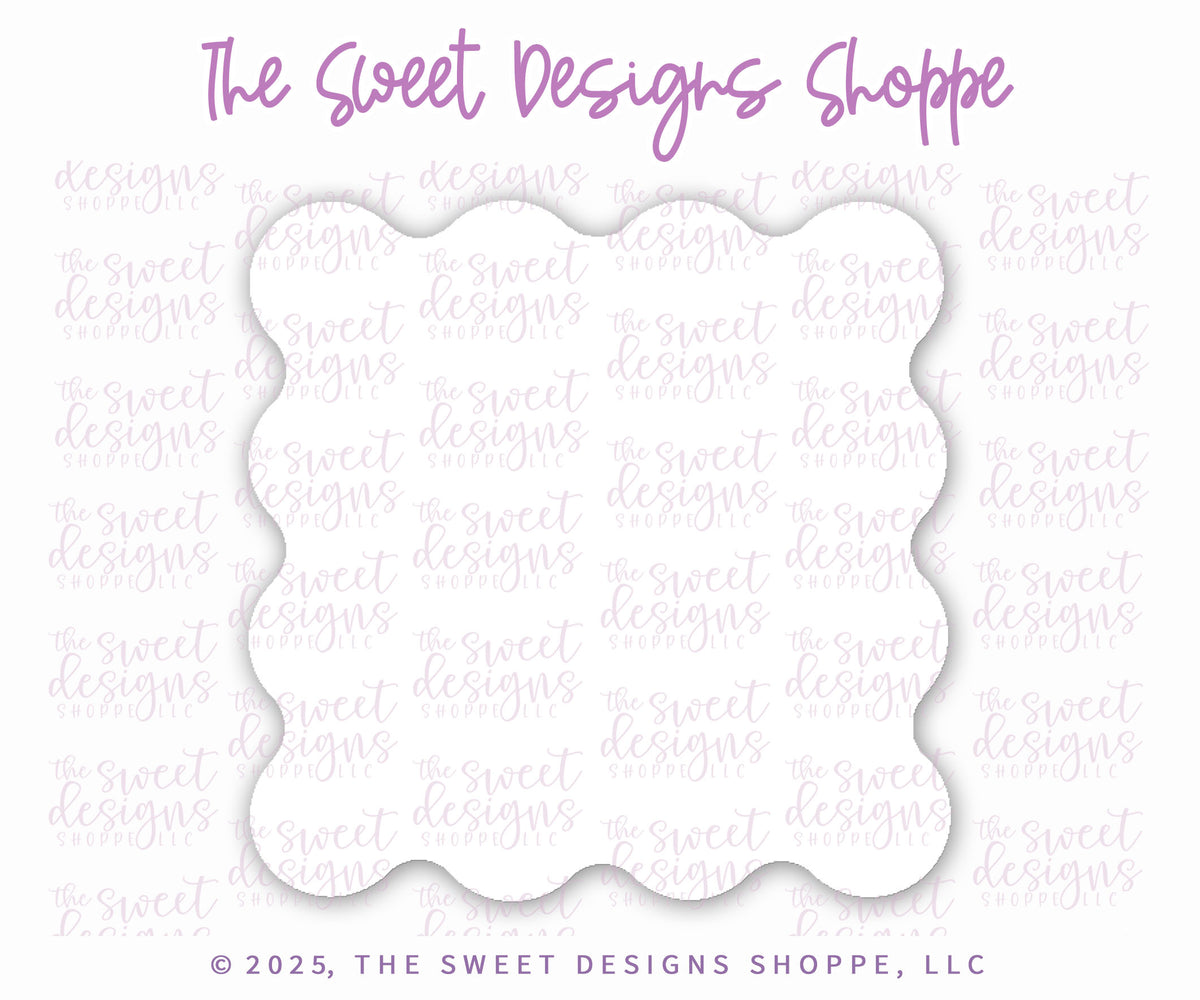 Cake Pop Maker - Wavy Square Plaque - Cake Pop Maker Set ( Cutter & Pusher) - The Sweet Designs Shoppe - TSDS - - ALL,Baby,babyshower,back to school,basic,Basic Shapes,BasicShapes,Bridal,Bridal Shower,BTS,Cake Pop,cakepop,Christmas,Christmas / Winter,dad,Fall,halloween,Love,MOM,mother,mothers,Mothers Day,Popper,Promocode,School,School / Graduation,STL,Teacher Appreciation,thanksgiving,valentine,Valentine's,Wedding,Wedding Favors