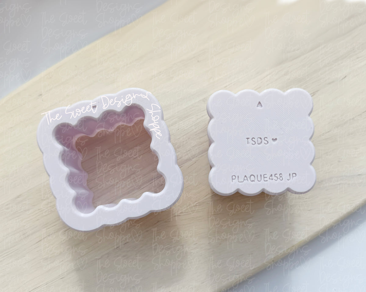 Cake Pop Maker - Wavy Square Plaque - Cake Pop Maker Set ( Cutter & Pusher) - The Sweet Designs Shoppe - TSDS - - ALL,Baby,babyshower,back to school,basic,Basic Shapes,BasicShapes,Bridal,Bridal Shower,BTS,Cake Pop,cakepop,Christmas,Christmas / Winter,dad,Fall,halloween,Love,MOM,mother,mothers,Mothers Day,Popper,Promocode,School,School / Graduation,STL,Teacher Appreciation,thanksgiving,valentine,Valentine's,Wedding,Wedding Favors