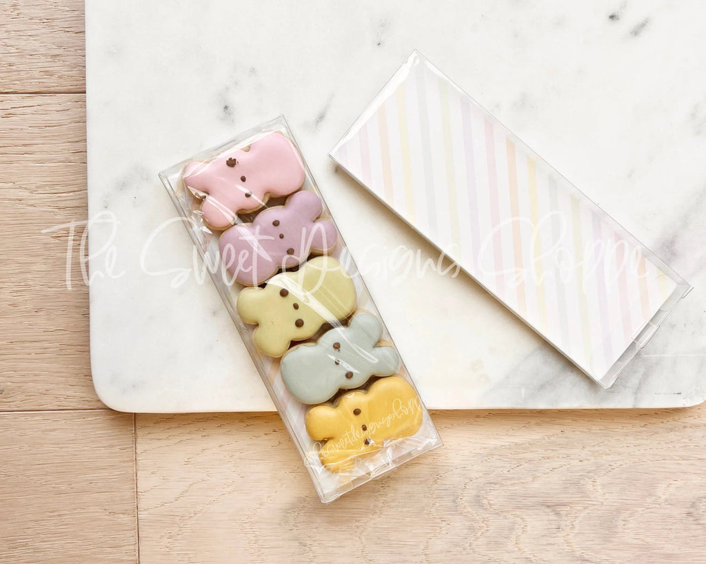 Clear Boxes - Clear Boxes - Size: 2-3/8" x 6-1/2" x 5/8" ( W, L, H) - (Set of 25 Boxes) - The Sweet Designs Shoppe - TSDS - - ALL,box,Boxes,Clear Boxes,Pack,Packaging,Packaging Supplies,PET,Promocode,toolbox