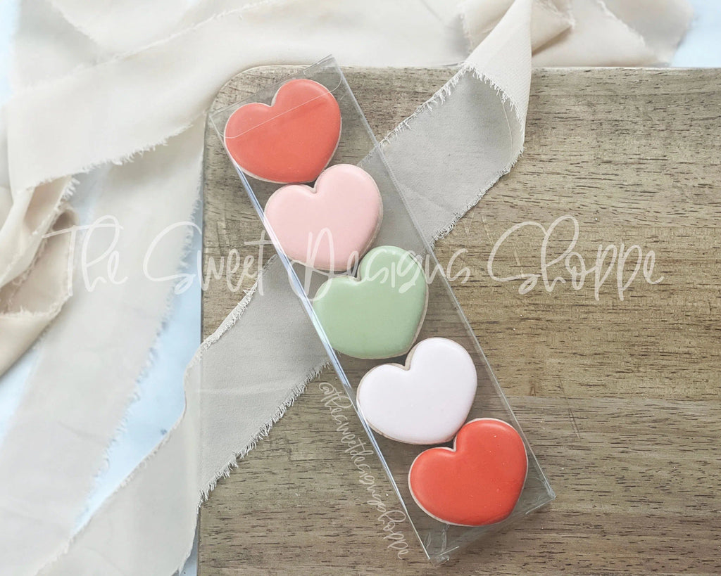 Clear Boxes - Clear Boxes - Size: 2-3/8" x 8-3/8" x 5/8" ( W, L, H) - (Set of 25 Boxes) - The Sweet Designs Shoppe - TSDS - - ALL,box,Boxes,Clear Boxes,Pack,Packaging,Packaging Supplies,PET,Promocode,toolbox