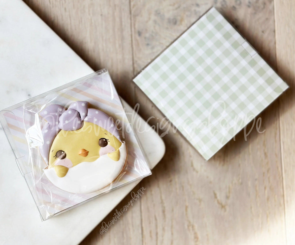 Clear Boxes - Clear Boxes - Size: 4-1/2" x 4-1/2" x 5/8" ( W, L, H) - (Set of 25 Boxes) - The Sweet Designs Shoppe - TSDS - - ALL,box,Boxes,Clear Boxes,Pack,Packaging,Packaging Supplies,PET,Promocode,toolbox