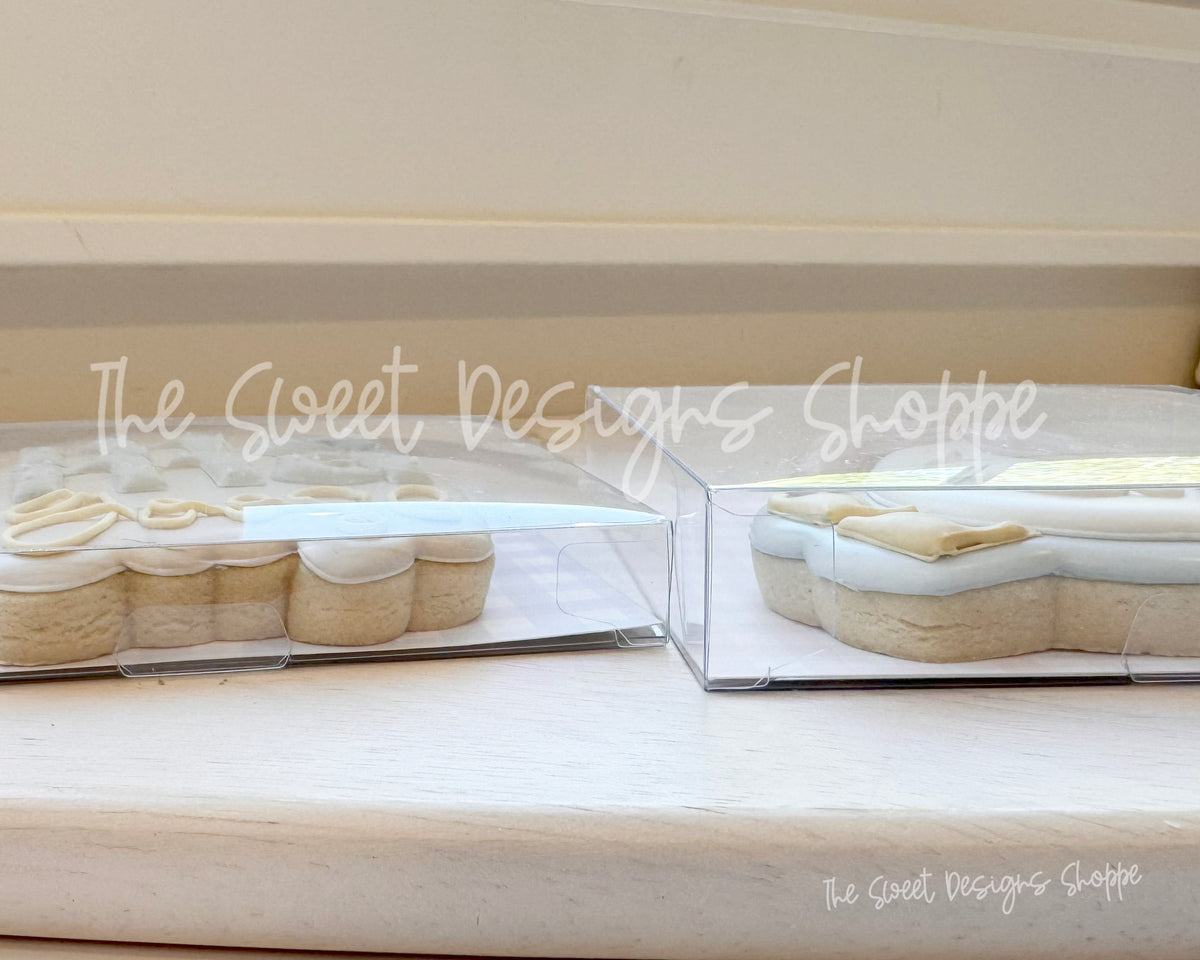 Clear Boxes - Clear Boxes - Size: 4-1/2" x 4-1/2" x Select Height - (Set of 25 Boxes) - The Sweet Designs Shoppe - TSDS - - ALL,box,Boxes,Clear Boxes,Pack,Packaging,Packaging Supplies,PET,Promocode,toolbox