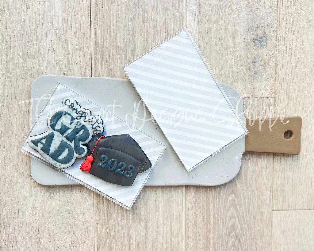 Clear Boxes - Clear Boxes - Size: 4-1/2" x 7-1/2" x 5/8" ( W, L, H) - (Set of 25 Boxes) - The Sweet Designs Shoppe - TSDS - - ALL,box,Boxes,Clear Boxes,Pack,Packaging,Packaging Supplies,PET,Promocode,toolbox