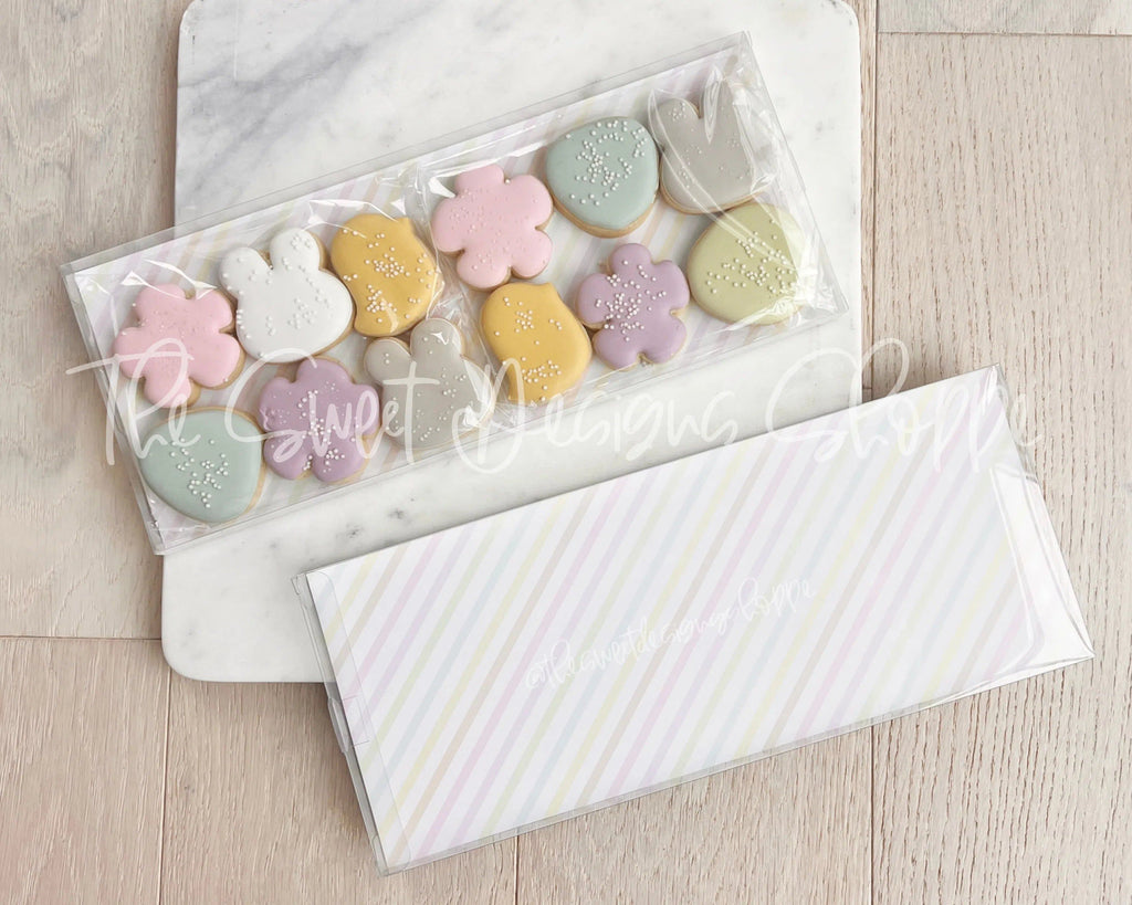 Clear Boxes - Clear Boxes - Size: 5" x 12" x 5/8" ( W, L, H) - (Set of 25 Boxes) - The Sweet Designs Shoppe - TSDS - - ALL,box,Boxes,Clear Boxes,Pack,Packaging,Packaging Supplies,PET,Promocode,toolbox