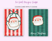 Cookie Card - Cookie Card : "Merry Christmas" - Size: 3.5" x 5" - Set of 25 - Sturdy Card Stock (Heavyweight 18pt) - The Sweet Designs Shoppe - TSDS - - ALL,Christmas,Christmas / Winter,Cookie Card,new,Promocode