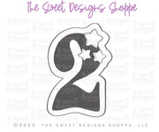 Cookie Cutters - 2 with Stars - Cookie Cutter - The Sweet Designs Shoppe - TSDS - - ALL,Birthday,Cookie Cutter,Font,Fonts,kid,kids,Lettering,letters and numbers,number,numbers,NumberSet,Promocode,Series021,STL,text
