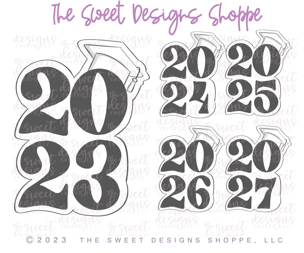 Cookie Cutters - 2020 Something Plaque - Cookie Cutter - The Sweet Designs Shoppe - TSDS - - ALL,back to school,Cookie Cutter,Grad,Graduation,graduations,Plaque,Plaques,PLAQUES HANDLETTERING,Promocode,schoo,School,School / Graduation,school supplies,STL