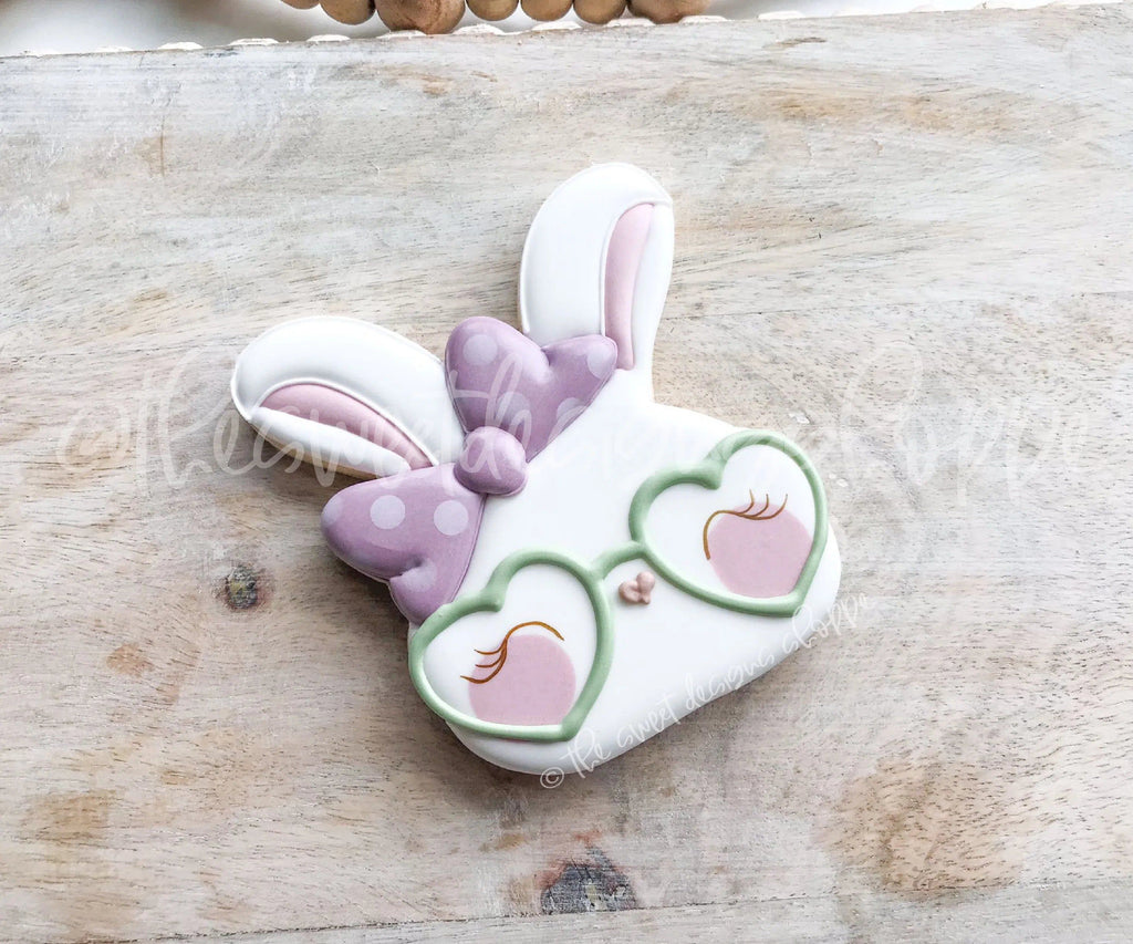 Cookie Cutters - 2022 Girly Bunny Face - Cookie Cutter - The Sweet Designs Shoppe - TSDS - - ALL,Animal,Animals,Animals and Insects,bunny,Cookie Cutter,easter,Easter / Spring,Promocode