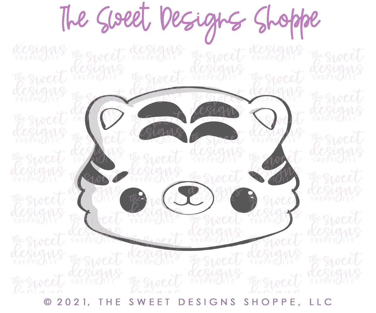 Cookie Cutters - 2022 Tiger Face Lunar New Year - Cookie Cutter - The Sweet Designs Shoppe - TSDS - - ALL,Animal,Animals,Animals and Insects,Chinese New Year,Cookie Cutter,Lunar New Year,Promocode,STL