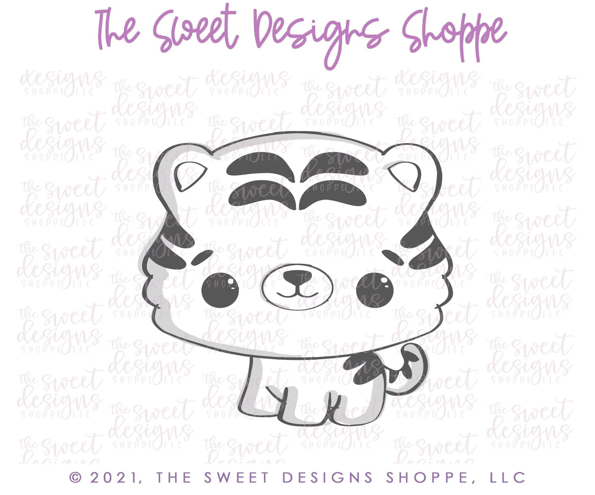 Cookie Cutters - 2022 Tiger Lunar New Year - Cookie Cutter - The Sweet Designs Shoppe - TSDS - - ALL,Animal,Animals,Animals and Insects,Chinese New Year,Cookie Cutter,Lunar New Year,Promocode,STL