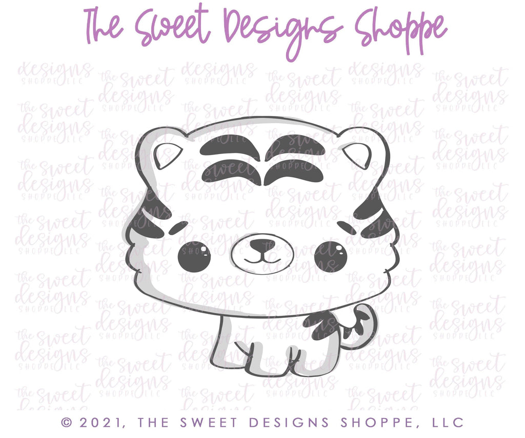 Cookie Cutters - 2022 Tiger Lunar New Year - Cookie Cutter - The Sweet Designs Shoppe - TSDS - - ALL,Animal,Animals,Animals and Insects,Chinese New Year,Cookie Cutter,Lunar New Year,Promocode