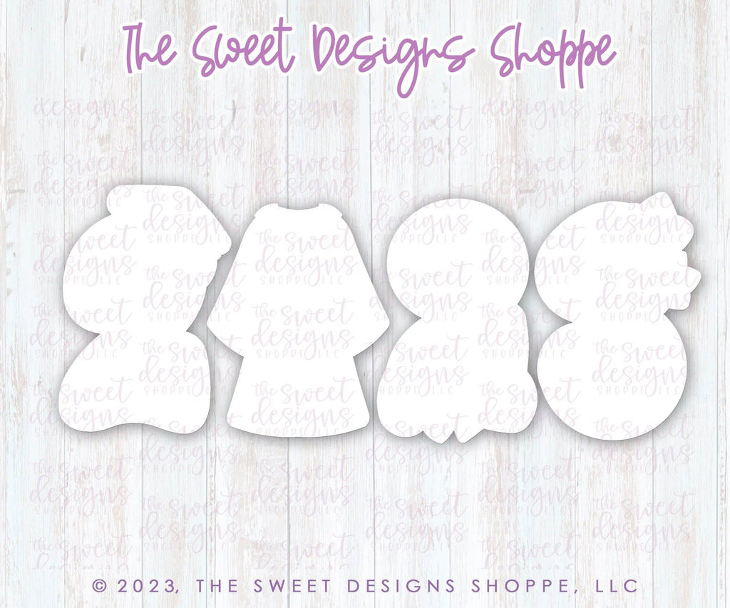 Cookie Cutters - 2023 Graduation Set - Set of 4 - Regular Size- Cookie Cutters - The Sweet Designs Shoppe - Set of 4 - Regular Size Cutters ( 4-1/4" Longest). - ALL, back to school, Cookie Cutter, Grad, Graduation, graduations, Promocode, regular sets, School, School / Graduation, school supplies, set