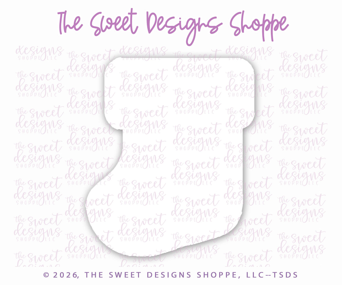 Cookie Cutters - 2026 Chunky Stocking - Cookie Cutter - The Sweet Designs Shoppe - TSDS - - 2026 Chunky stocking,ALL,Christmas,Christmas / Winter,christmas 2026,chunky stocking,Cookie Cutter,new,Promocode,STL,Stocking