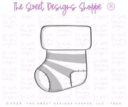 Cookie Cutters - 2026 Chunky Stocking - Cookie Cutter - The Sweet Designs Shoppe - TSDS - - 2026 Chunky stocking,ALL,Christmas,Christmas / Winter,christmas 2026,chunky stocking,Cookie Cutter,new,Promocode,STL,Stocking