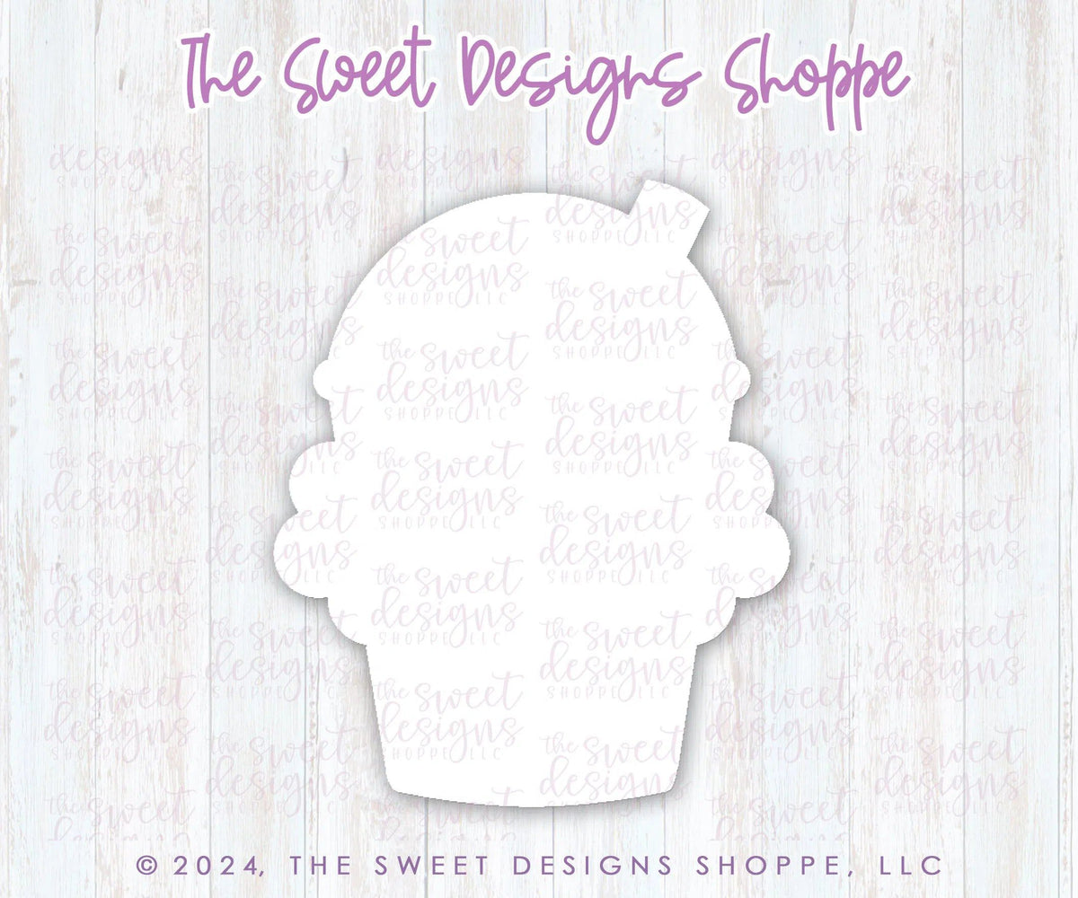 Cookie Cutters - 4th of July Coffee - Cookie Cutter - The Sweet Designs Shoppe - TSDS - - 4th,4th July,4th of July,ALL,Cookie Cutter,Food,Food and Beverage,Food beverages,groovy,Patriotic,Patriotric,Promocode,Retro,STL,USA