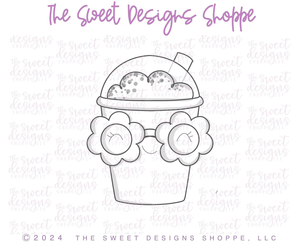 Cookie Cutters - 4th of July Coffee - Cookie Cutter - The Sweet Designs Shoppe - TSDS - - 4th,4th July,4th of July,ALL,Cookie Cutter,Food,Food and Beverage,Food beverages,groovy,Patriotic,Promocode,Retro,USA