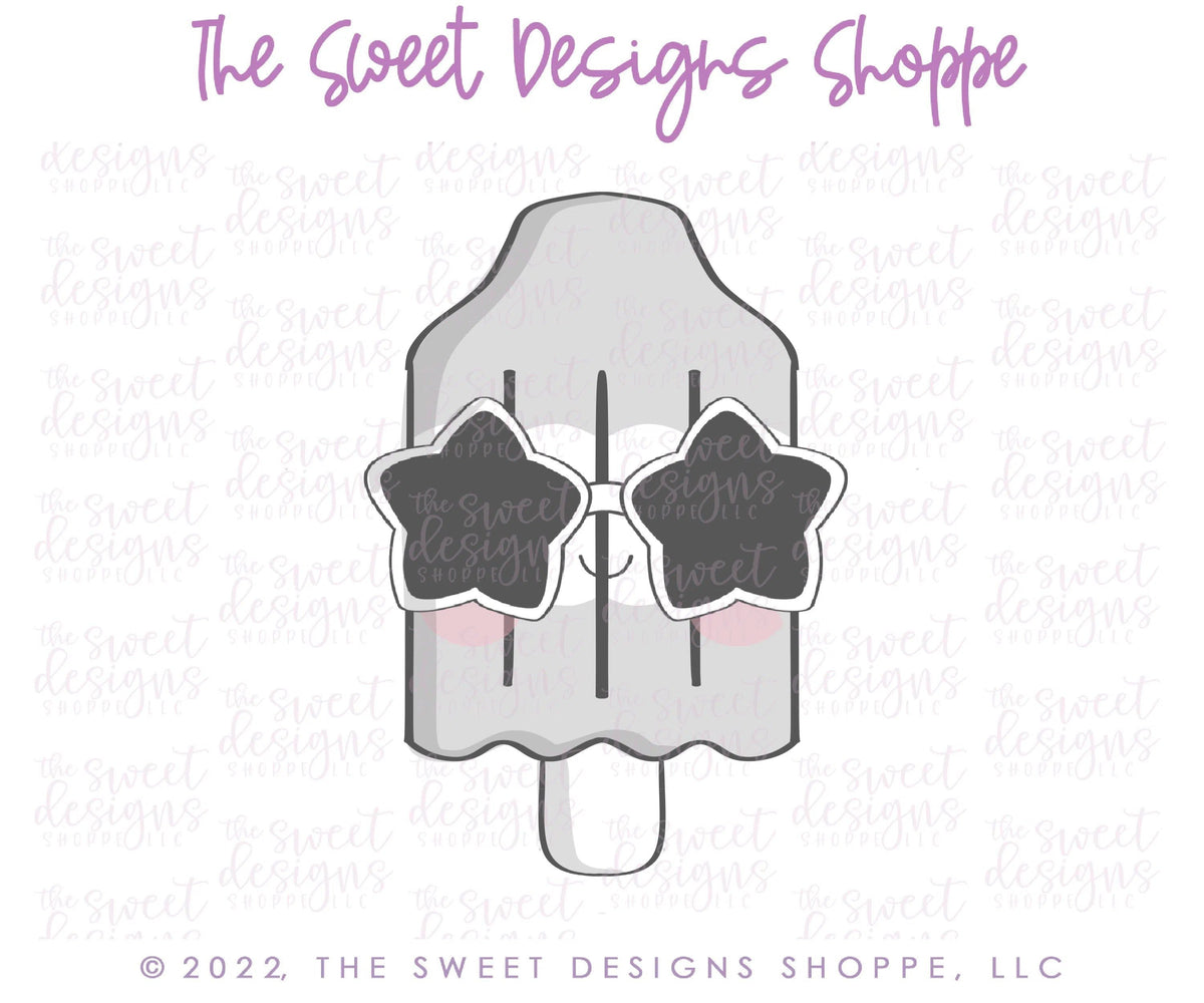 Cookie Cutters - 4th of July Popsicle - Cookie Cutter - The Sweet Designs Shoppe - TSDS - - 4th,4th July,4th of July,ALL,celebration,cone,Cookie Cutter,dad,Father,Fathers Day,Food,Food & Beverages,grandfather,Ice Cream,icecream,Patriotic,Patriotric,pop,popscicle,Promocode,STL,Summer,Sweet,Sweets,USA,valentine,valentines