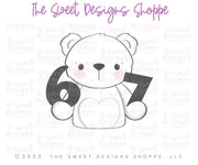 Cookie Cutters - 6-7 Bear - Cookie Cutter - The Sweet Designs Shoppe - TSDS - - 67,ALL,Animal,Animals,Cookie Cutter,Love,Promocode,STL,valenteine,valentine,Valentine's,Valentines 2026,valentines animals,Valentines Coquette bear