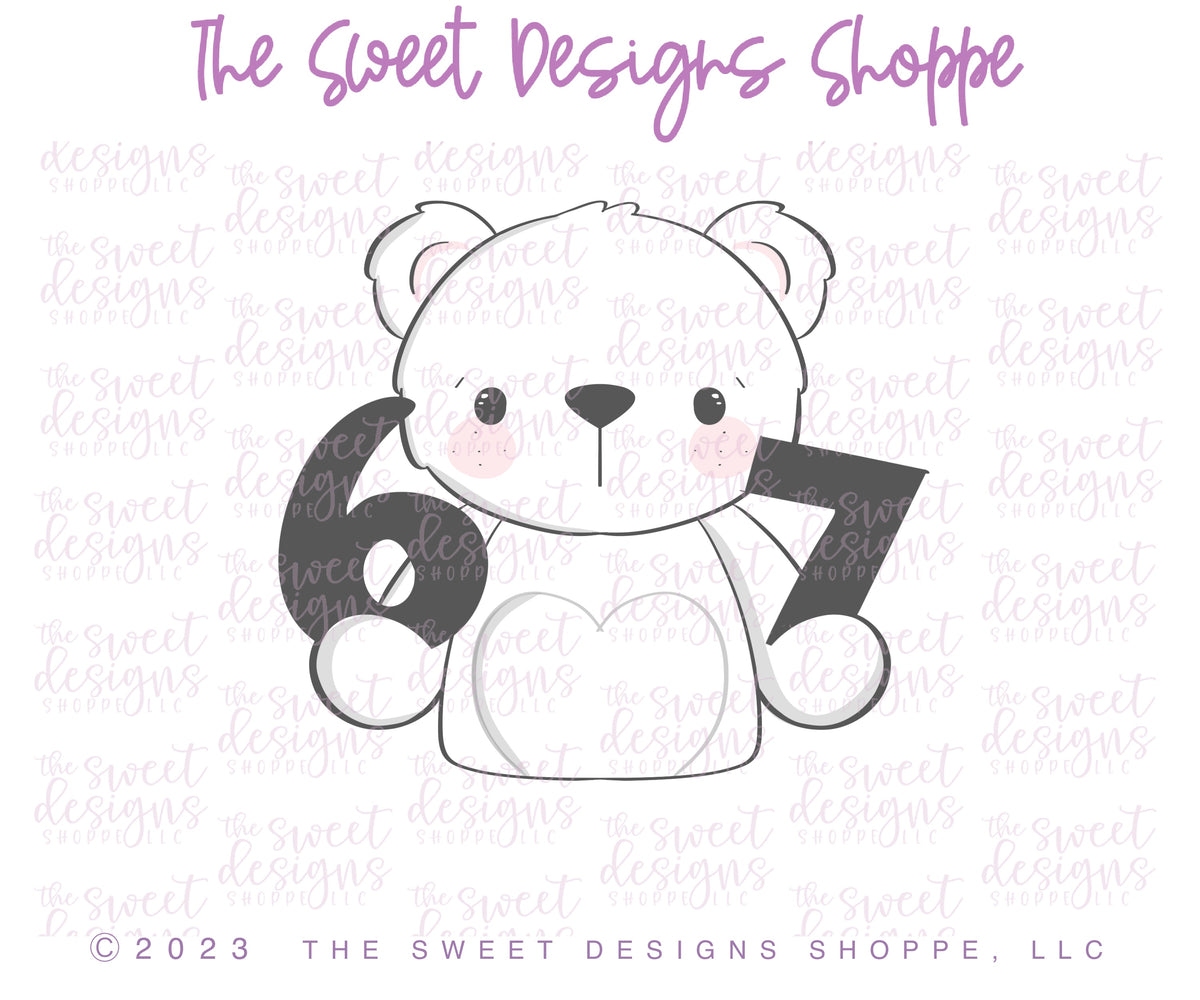Cookie Cutters - 6-7 Bear - Cookie Cutter - The Sweet Designs Shoppe - TSDS - - 67,ALL,Animal,Animals,Cookie Cutter,Love,Promocode,STL,valenteine,valentine,Valentine's,Valentines 2026,valentines animals,Valentines Coquette bear