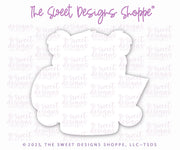 Cookie Cutters - 6-7 Bear - Cookie Cutter - The Sweet Designs Shoppe - TSDS - - 67,ALL,Animal,Animals,Cookie Cutter,Love,Promocode,STL,valenteine,valentine,Valentine's,Valentines 2026,valentines animals,Valentines Coquette bear