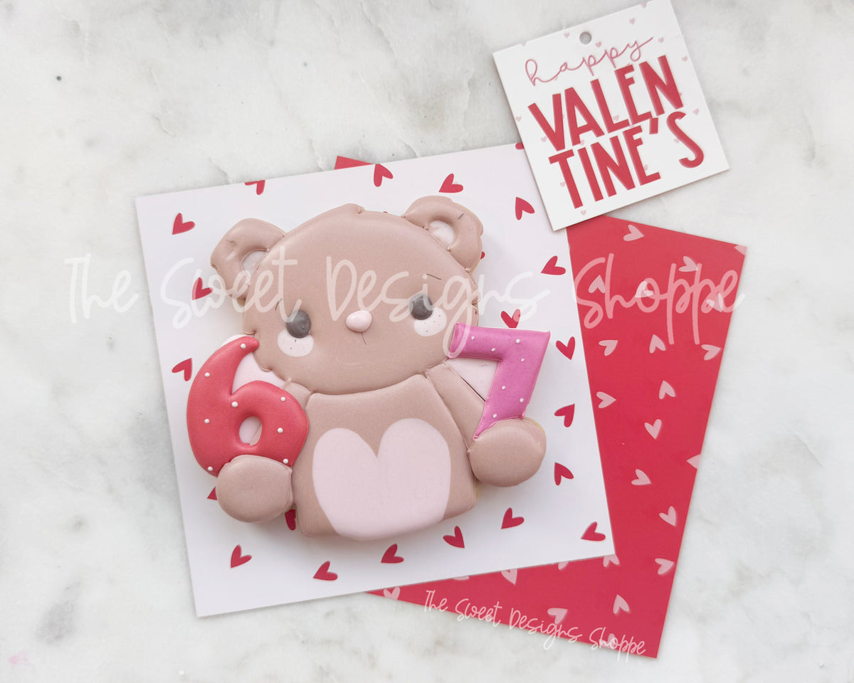 Cookie Cutters - 6-7 Bear - Cookie Cutter - The Sweet Designs Shoppe - TSDS - - 67,ALL,Animal,Animals,Cookie Cutter,Love,Promocode,STL,valenteine,valentine,Valentine's,Valentines 2026,valentines animals,Valentines Coquette bear