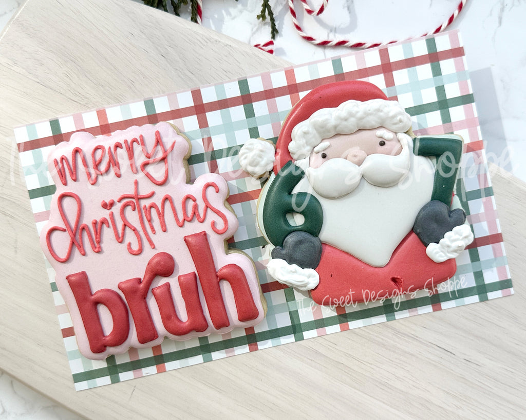 Cookie Cutters - 6-7 Christmas bruh Set - Set of 4 - Cookie Cutters - The Sweet Designs Shoppe - TSDS - - 67,ALL,Christmas,Christmas / Winter,Cookie Cutter,Ginger boy,ginger bread,Ginger girl,Gingerboy,gingerbread,Gingergirl,new,PLAQUES HANDLETTERING,Promocode,regular sets,Santa,Santa Claus,set,Snowman,STL