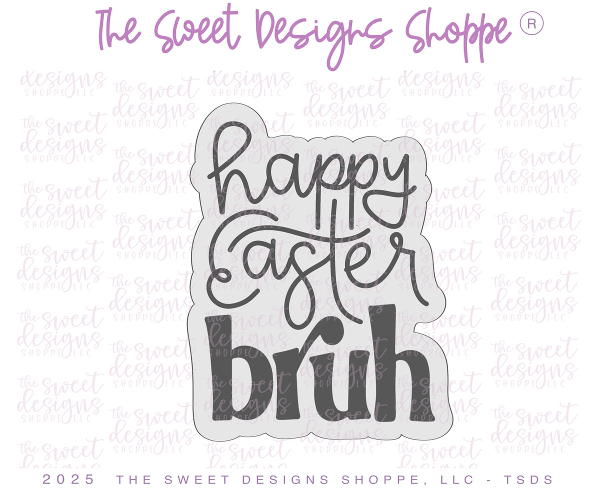 Cookie Cutters - 6-7 Easter bruh Set - Set of 4 - Cookie Cutters - The Sweet Designs Shoppe - TSDS - - 67,ALL,Animal,Animals,Animals and Insects,Cookie Cutter,Easter,Easter / Spring,PLAQUES HANDLETTERING,Promocode,regular sets,set,STL