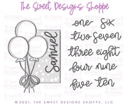 Cookie Cutters - 6 B's Creations: "Birthday" Class Cookie Cutters Set - Set of 6 Cookie Cutters - Online class not included - The Sweet Designs Shoppe - TSDS - - 6b,6bs,6bscreations,ALL,balloons,Birthay class,Birthday,Birthday Hat,birthday set,Brittany Geil,cake,candles,class,Cookie Cutter,geil,happybirthdday,online,Promocode,regular sets,set,sets,STL