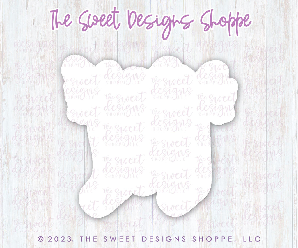 Cookie Cutters - 6 B's Creations - Muted Christmas - Set of 5 Cutters - Online Class not Included - Cookie Cutters - The Sweet Designs Shoppe - - 6b, 6bs, 6bscreations, ALL, Brittany Geil, Christmas, Christmas / Winter, Christmas Cookies, class, Class chirtmas, Cookie Cutter, geil, muted christmas, new, online, Promocode, set, sets, stocking set, StockingChistmas