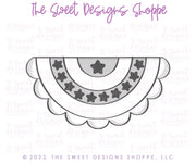 Cookie Cutters - 6 B's Creations: Teaching Partners Class - "Retro 4th of July" Class Cookie Cutters Set - Set of 6 Cookie Cutters - Online class not included. - The Sweet Designs Shoppe - TSDS - - 4th,4th of July,6b,6bs,6bscreations,ALL,Brittany Geil,class,Cookie Cutter,geil,online,Patriotic,Patriotric,Promocode,regular sets,set,sets,STL,Summer,USA