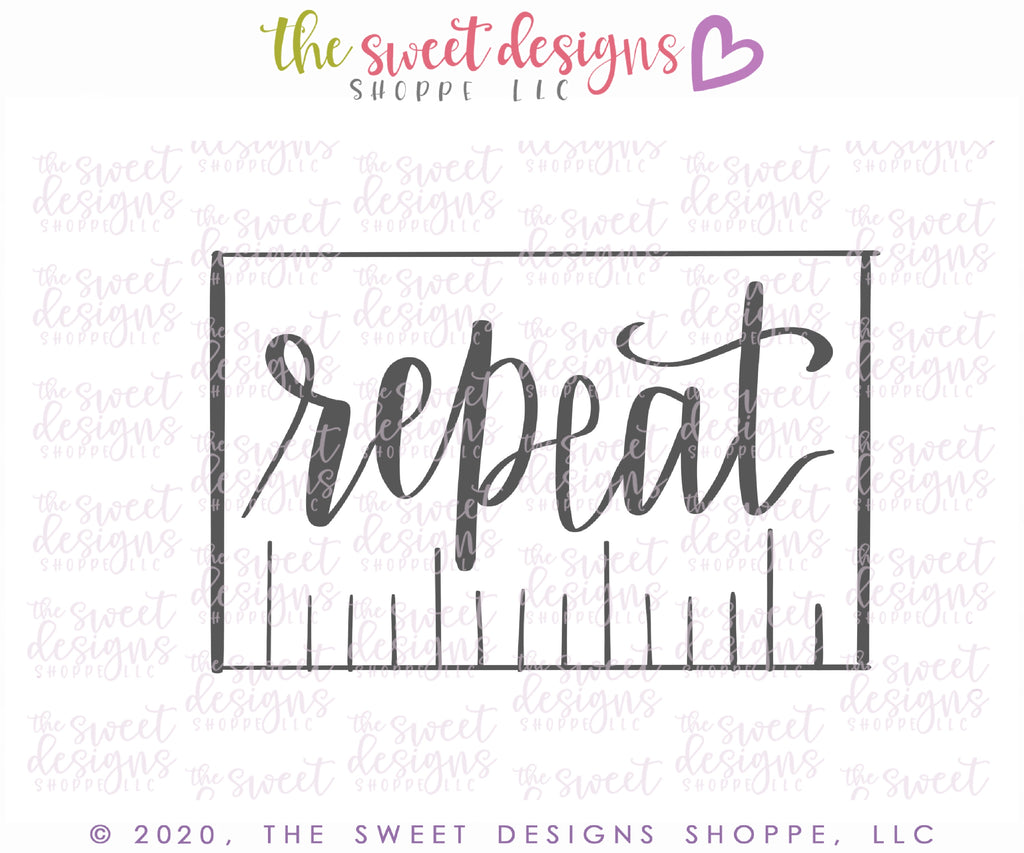 Cookie Cutters - 6 B's Creations - Sweet Treats Rectangles - Set of 2 Cutters - Online Class not Included- Cookie Cutters - The Sweet Designs Shoppe - TSDS - - 6b,6bs,6bscreations,ALL,Brittany Geil,class,Cookie Cutter,geil,online,Promocode,set,sets,STL,sweet treats,sweet treats rectangle,sweet treats rectangles,Valentines,valentines rectangle,valentines sweet treats